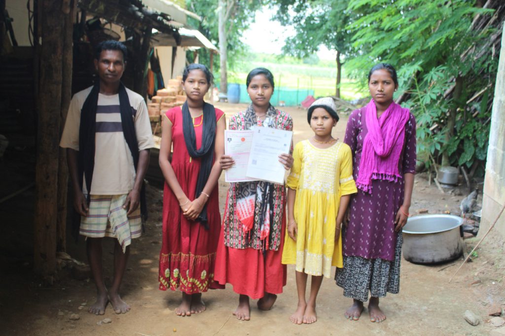 Meisje met een beperking uit Nabarangpur, India